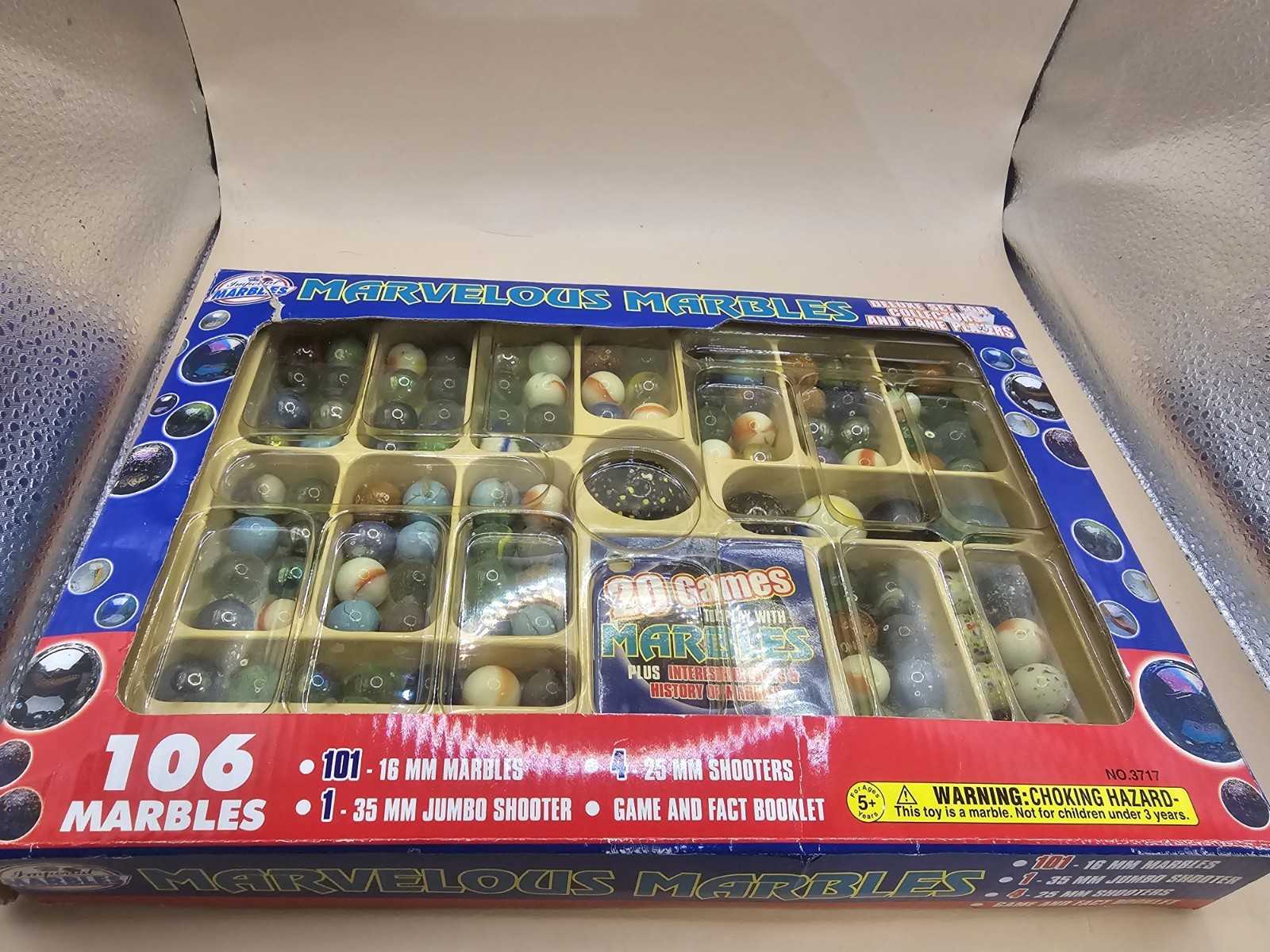 Vintage (1997) IMPERIAL MARVELOUS 106 MARBLES DELUXE SET NO. 3717 Some Box Wear