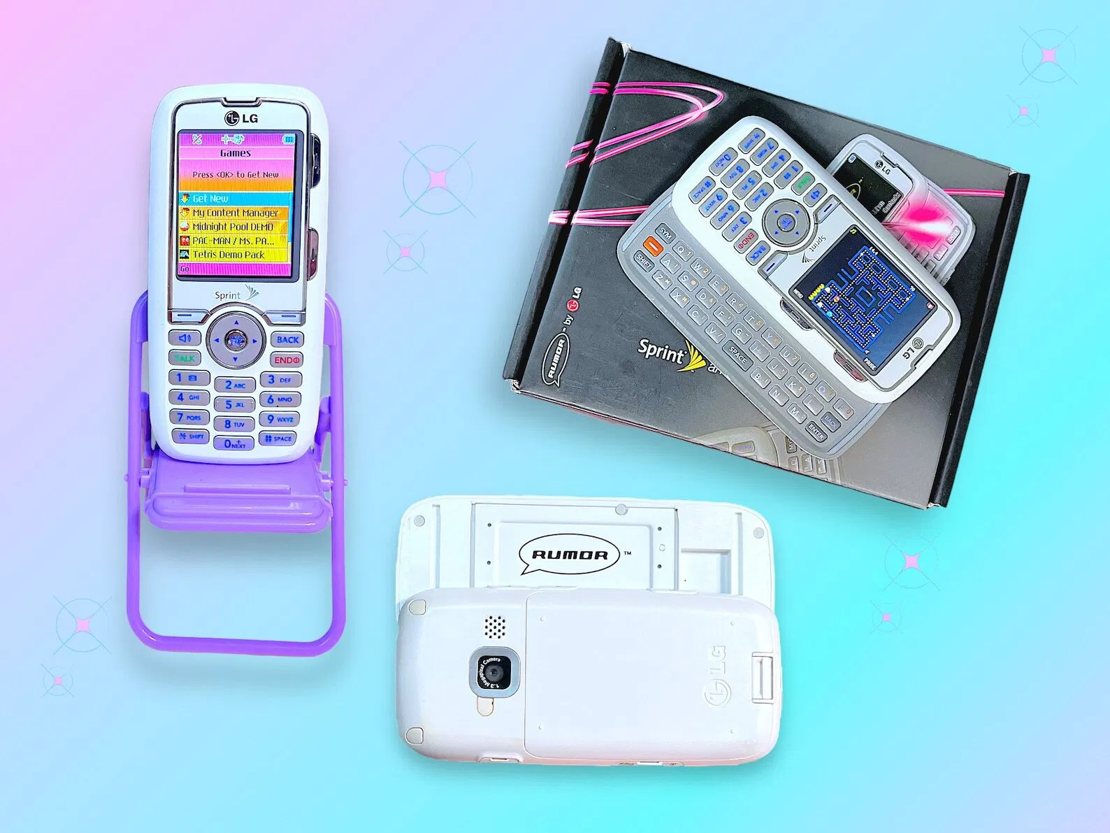 Vintage Y2K LG Keyboard Cell Phone.Works!