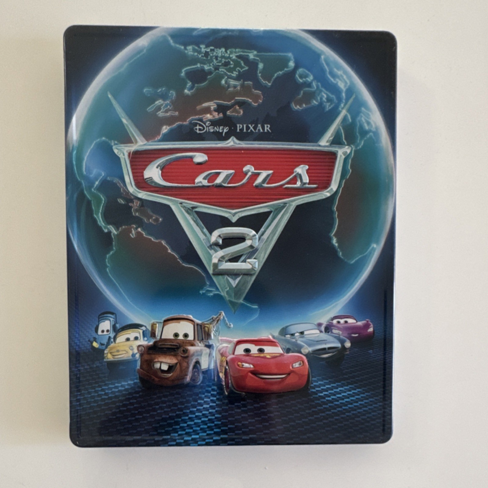 (Empty) Disney Pixar Cars 2 Metal Blu-ray Case