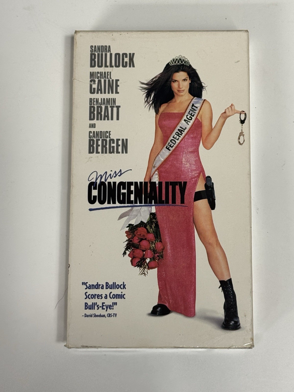 Miss Congeniality VHS Sandra Bullock Michael Caine Benjamin Bratt Comedy Movie