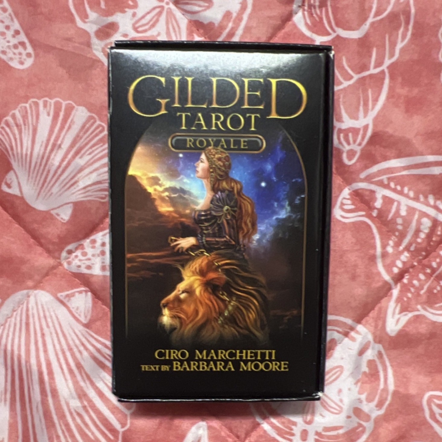 Gilded Tarot Royale Deck by Ciro Marchetti & Barbara Moore Box & Guidebook
