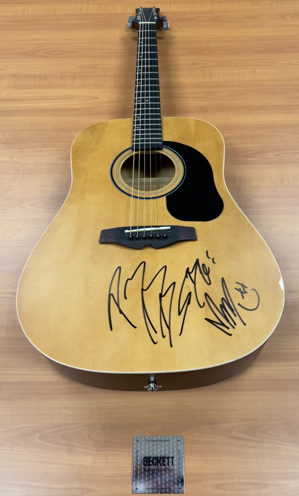 Post Malone Signed Autographed Acoustic Guitar Beckett COA Sketch See Photos!