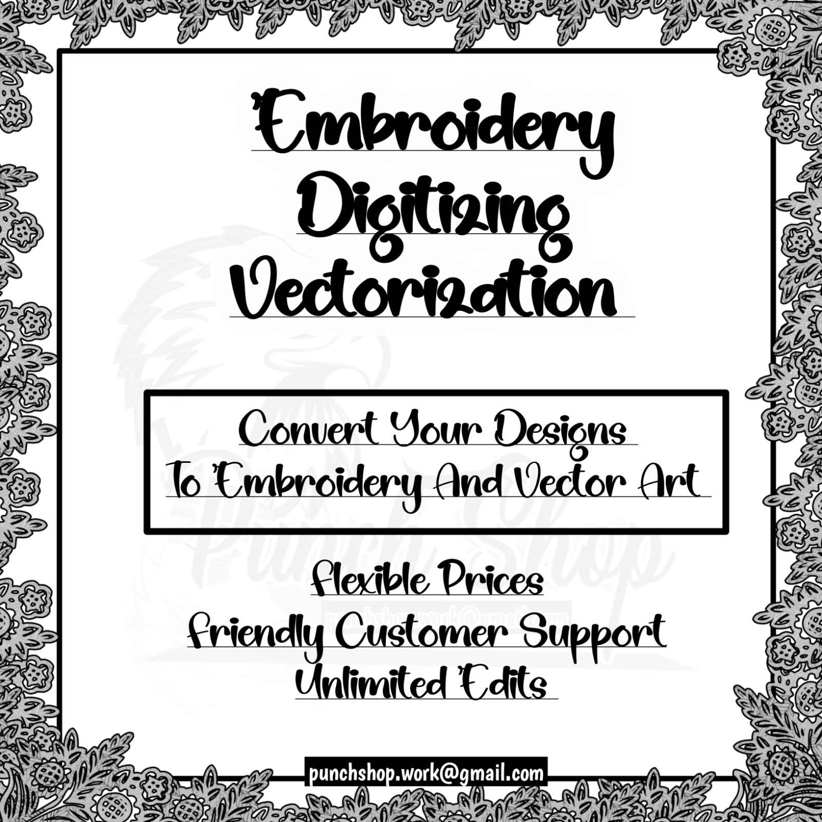 Vector Conversion, Custom Embroidery Digitizing, & Custom Patches Service – Fast