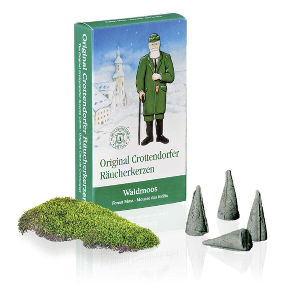Incense Cones Forest Moss, 24 Pieces In Classic Folding Box LxHxW 6.5x12x2.2cm