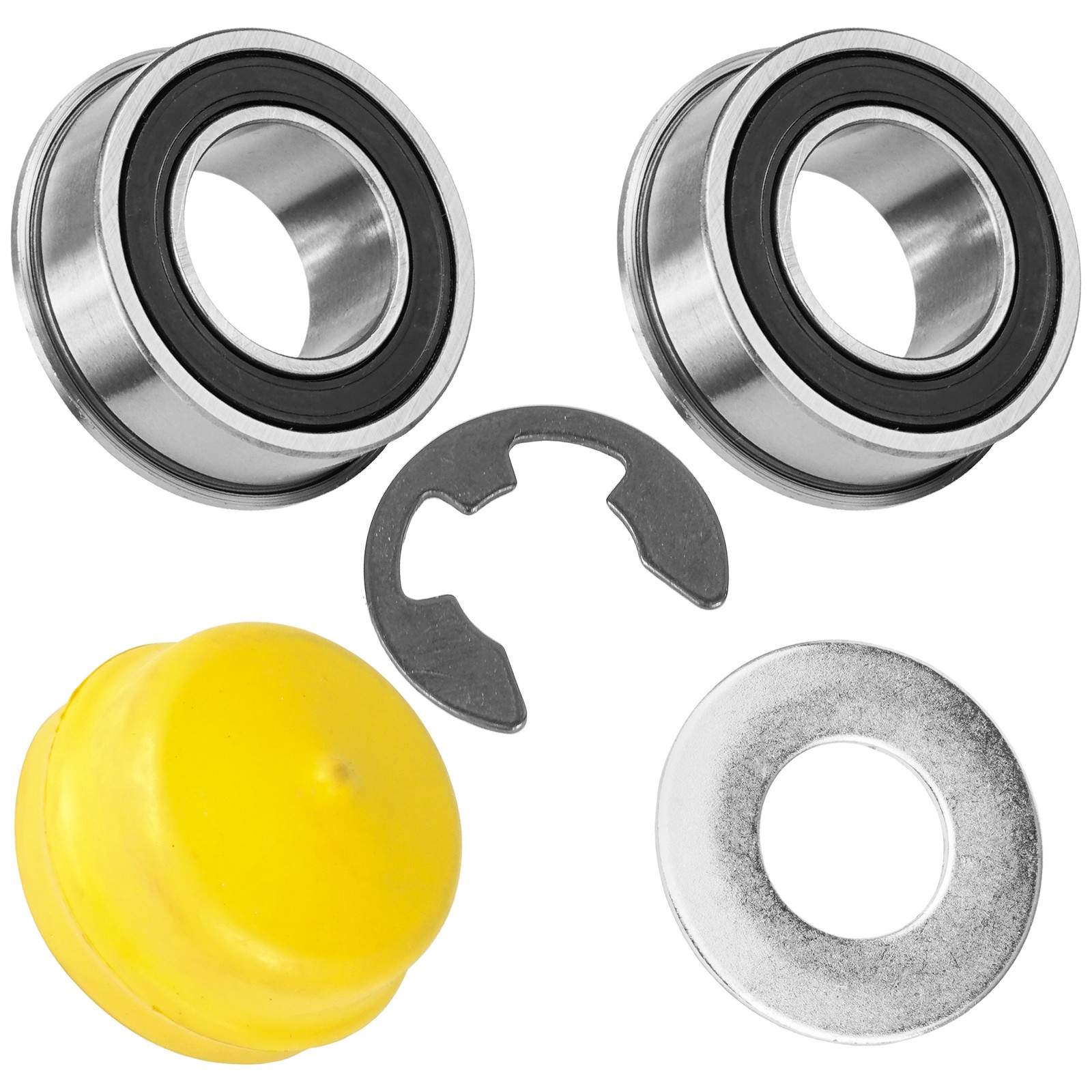 Front Wheel Rim Cap & Bearing Bushing Kit For John Deere X300R X305R X350R X330
