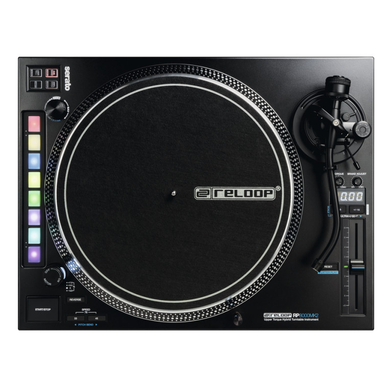 Reloop RP-8000 MK2 Hybrid Upper Torque Direct Drive Turntable for Serato DJ Pro