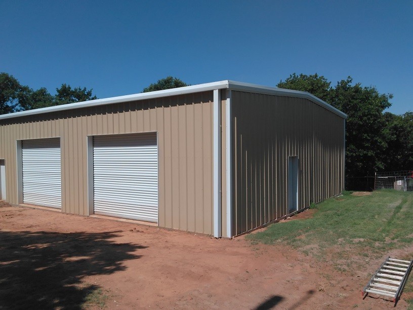 50x50x15 Steel Building Kit | Rigid Frame I-Beam | Commercial Grade