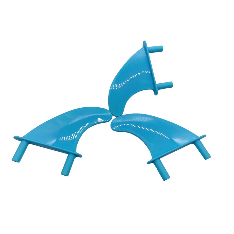 3Pcs Soft Top Surfboard Fins Sets for Softboard Paddle Board Surf Boards