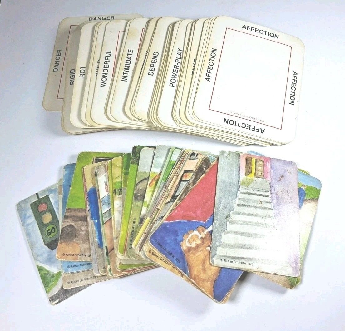 OH First Edition Cards Ely Raman Schlicter Self Reflection Therapy 1976 RARE