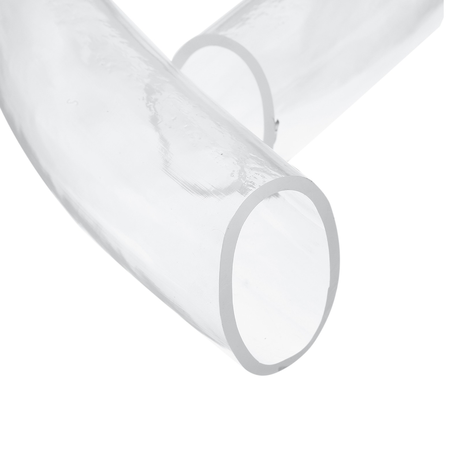 Clear PVC Tubing, 50mm ID x 58mm OD - 3ft PVC Tube Lightweight Vinyl Hose