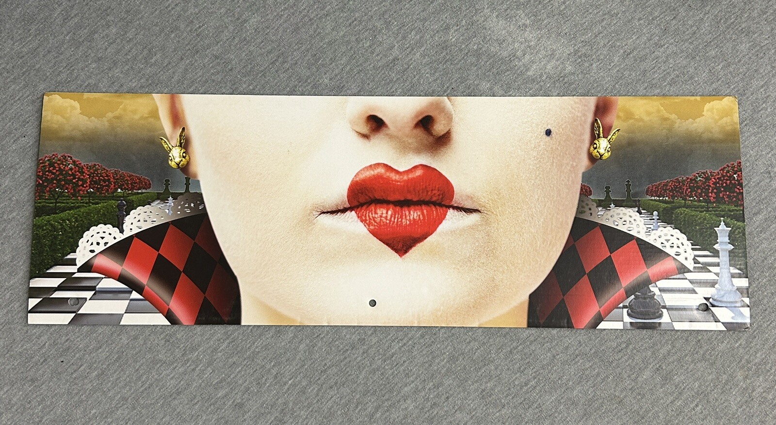 2024 Spirit Halloween End Cap 24" x 8" - Alice in Wonderland The Red Queen