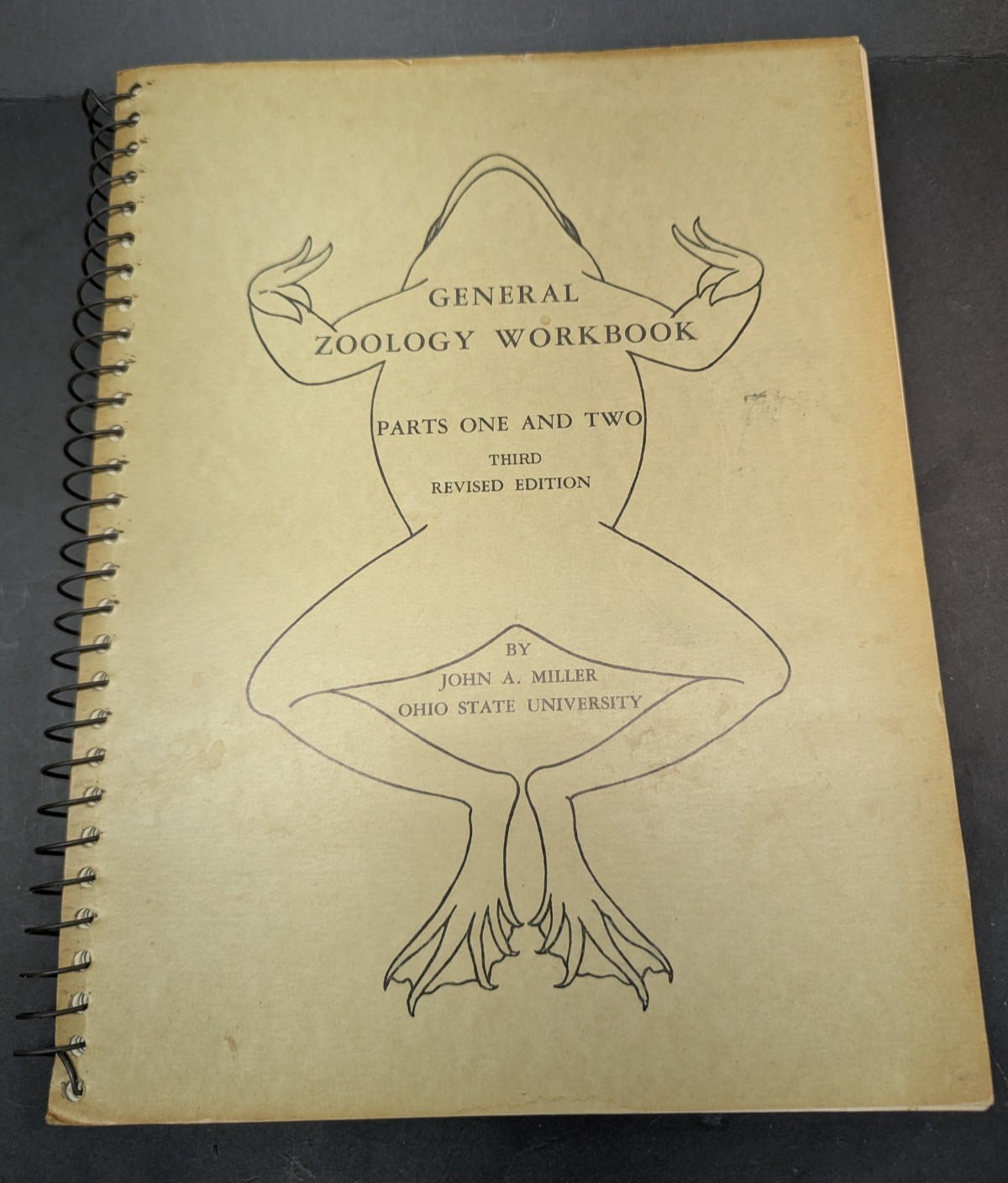 General Zoology Workbook Parts One and Two 3rd Revised Edition by John Miller PB