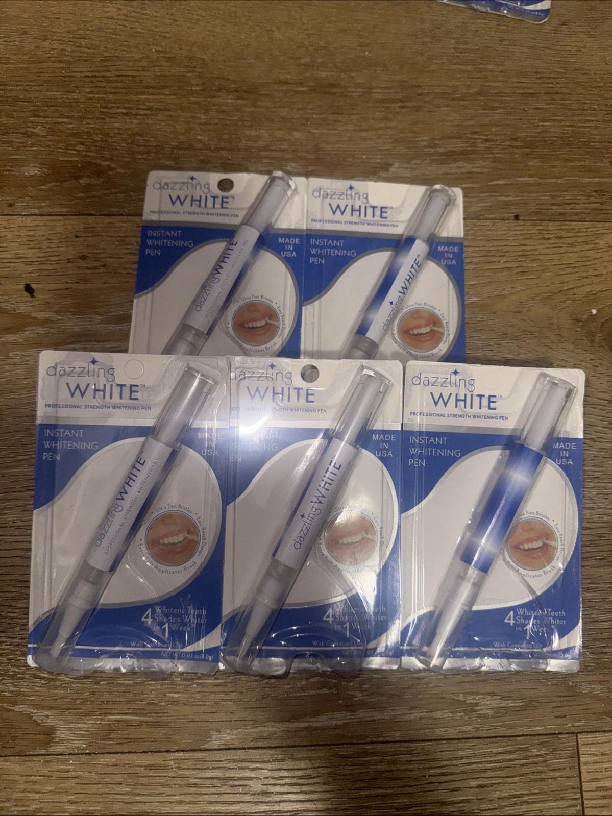 Dazzling White Teeth Whitening Pens 5-Pack Perfect for Teeth