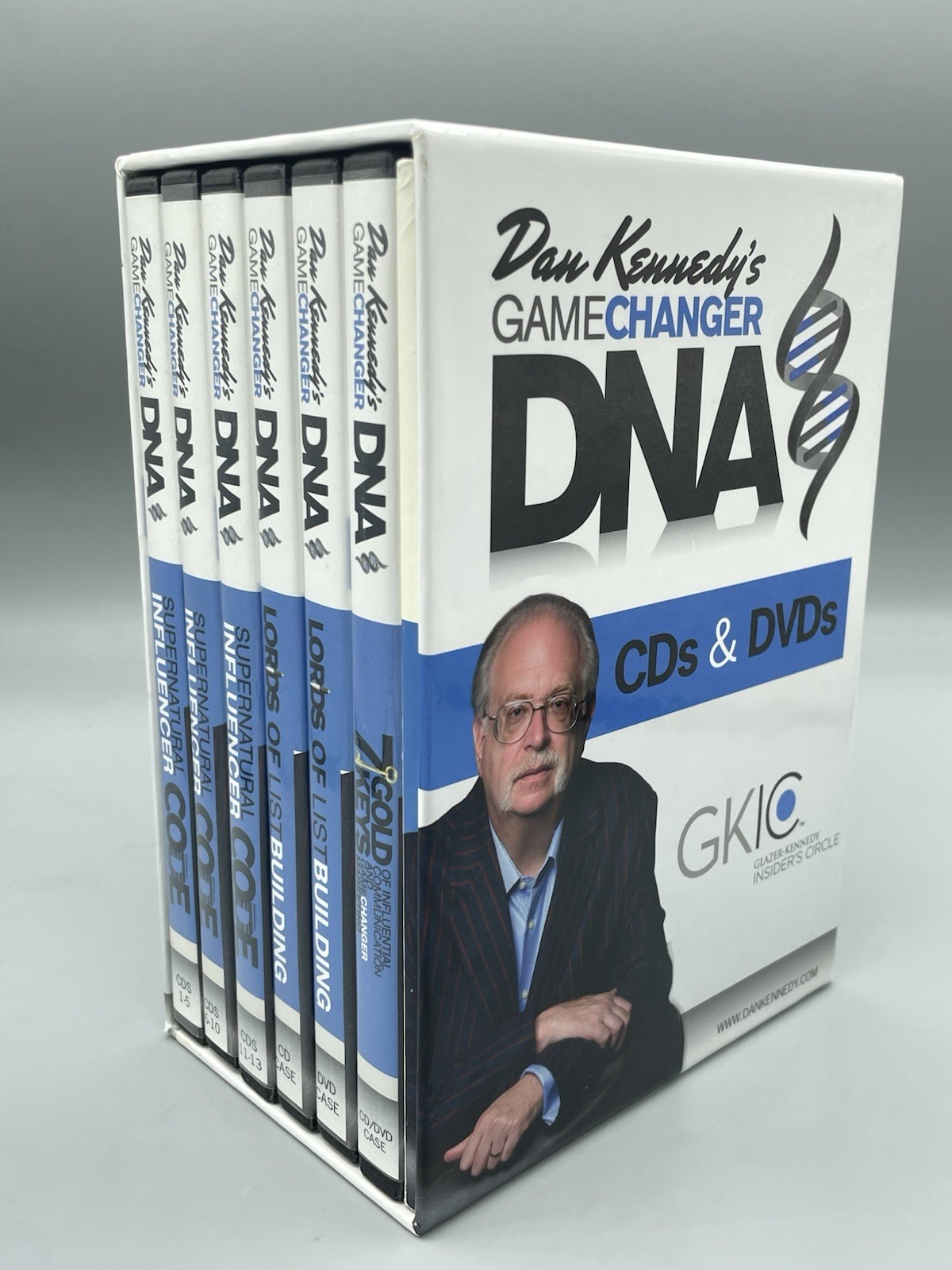 Dan Kennedy GameChanger DNA 7 Gold Keys Marketing Training CDs DVDs Set GKIC