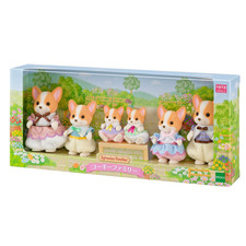 Calico Critters Corgi Family Set Japan Original Sylvanian Families