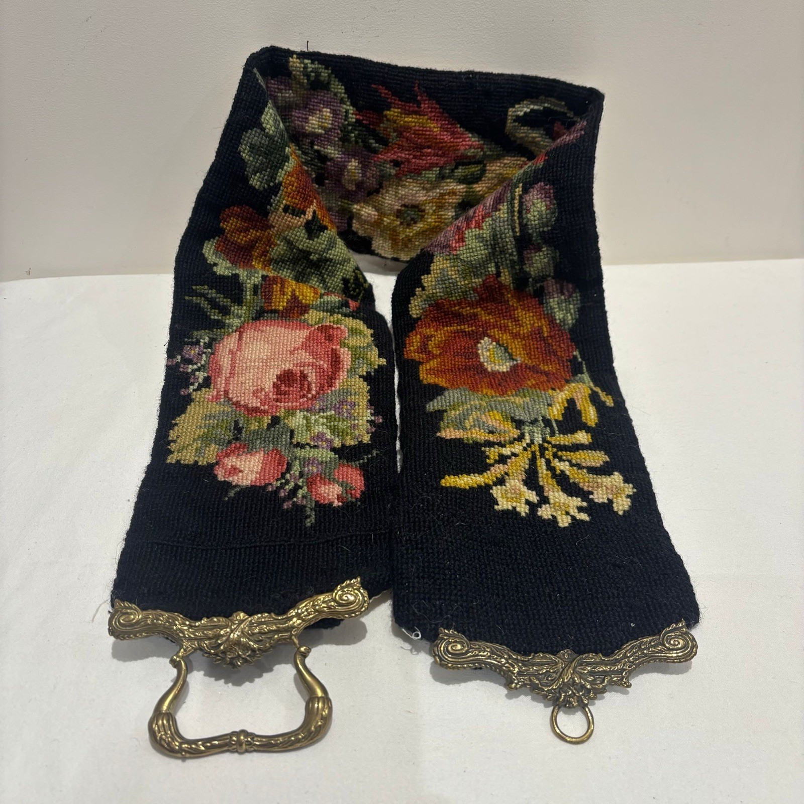 Needlepoint tapestry wall hanging