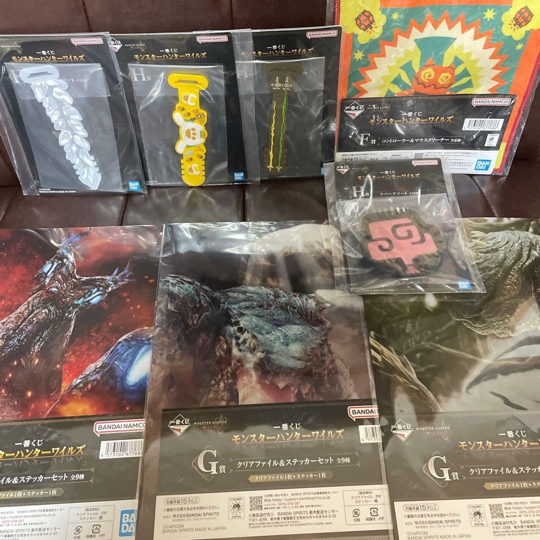 Bandai Monster Hunter 8-Pc Lot Set Collectible Plastic Game Character