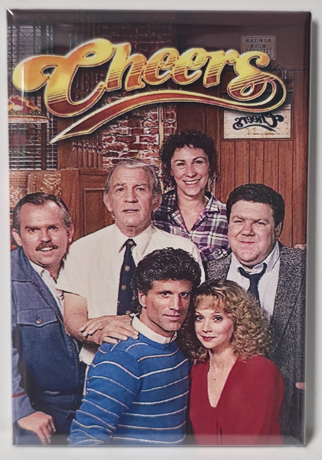 Cheers MAGNET 2"x3" Fridge Locker Television TV Cast Vintage Retro 80s 2