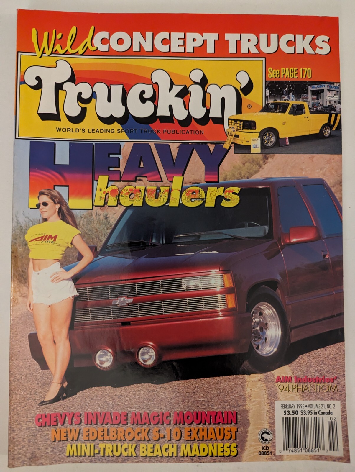 Truckin' Sport Truck Magazine Feb 1995