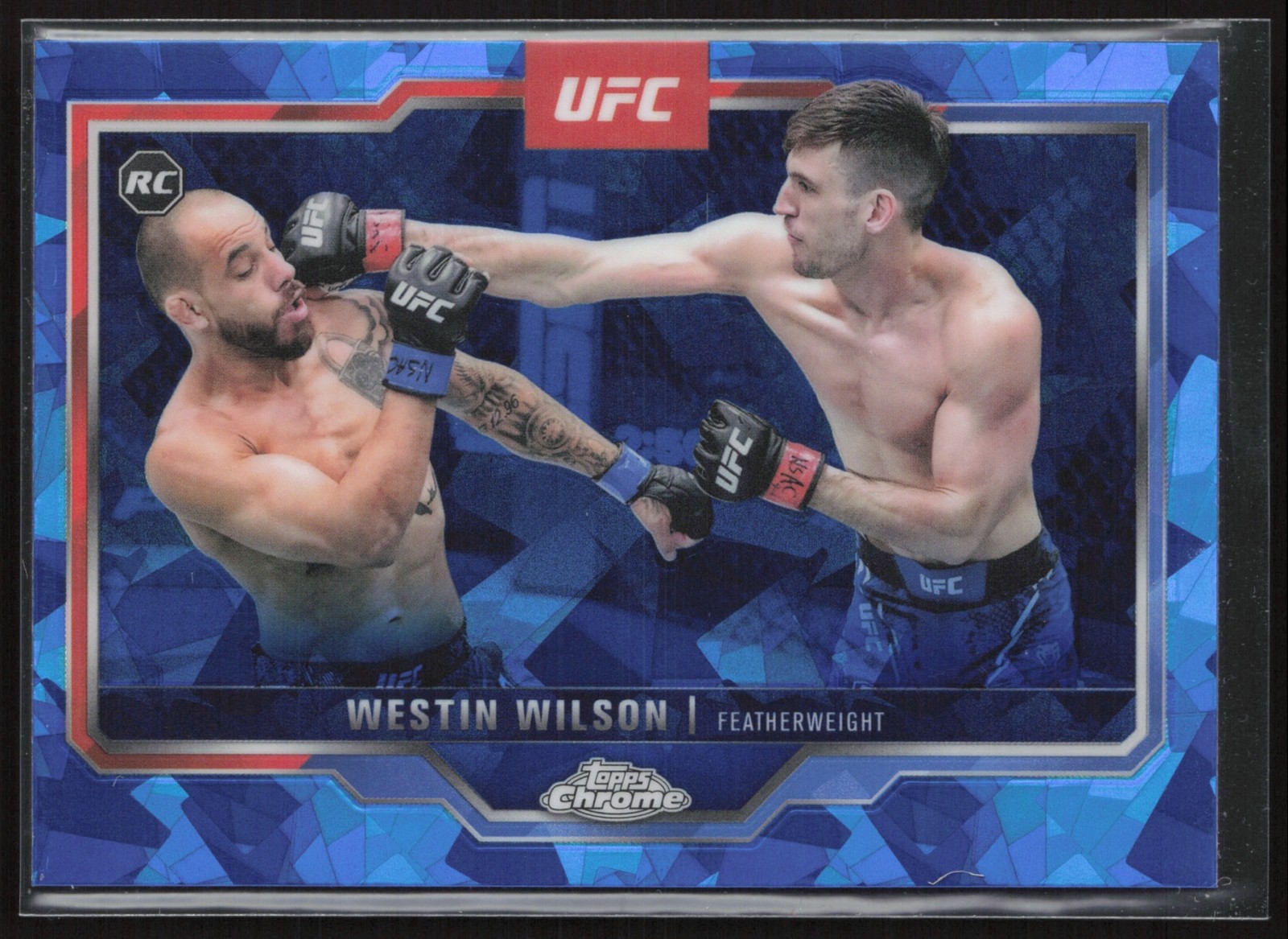 2025 Topps UFC Chrome Sapphire Westin Wilson #108 RC