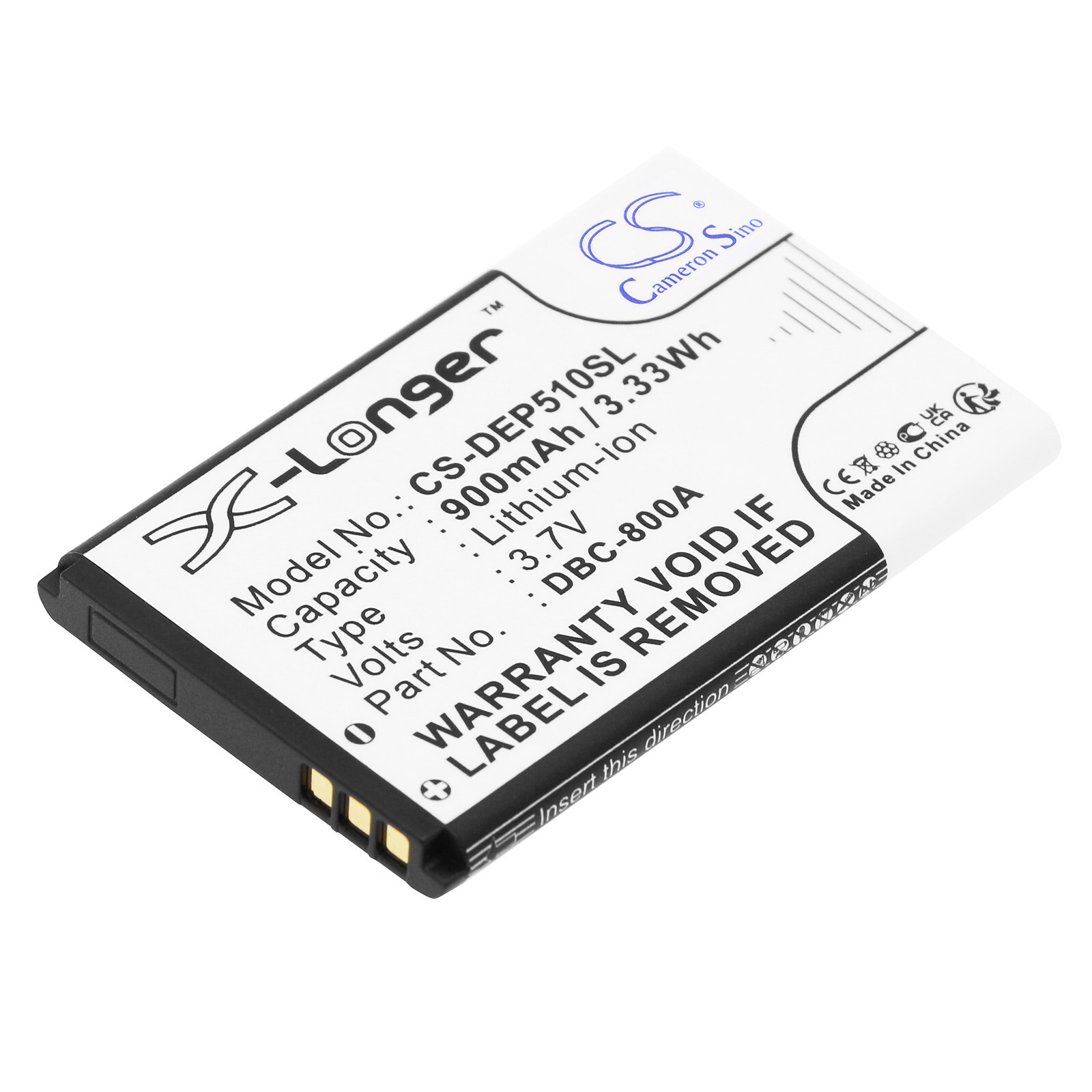 BATTERIE 900mAh DBC-800A DBC-800B For Doro 1360 1362 2414 PhoneEasy 1362