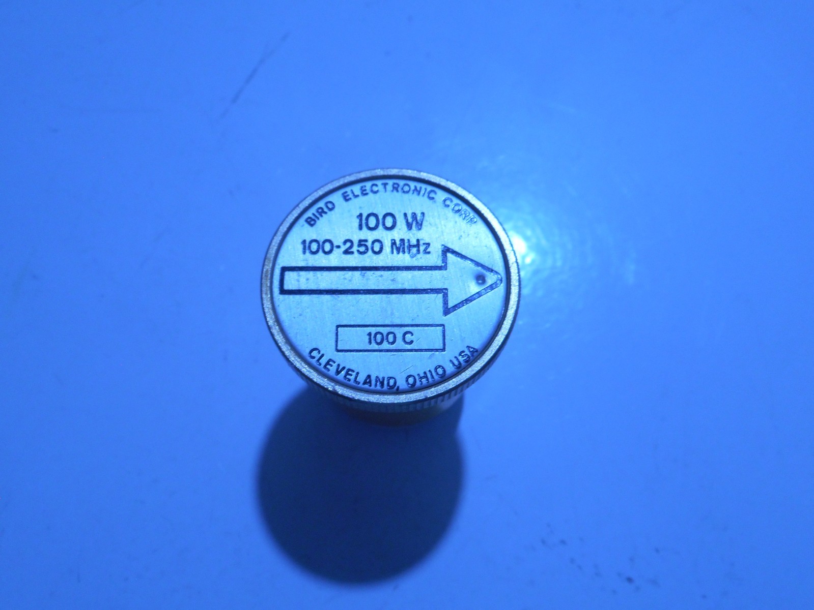 BIRD WATTMETER SLUG 100-C 100-250 MHZ 100 WATT HAM RADIO