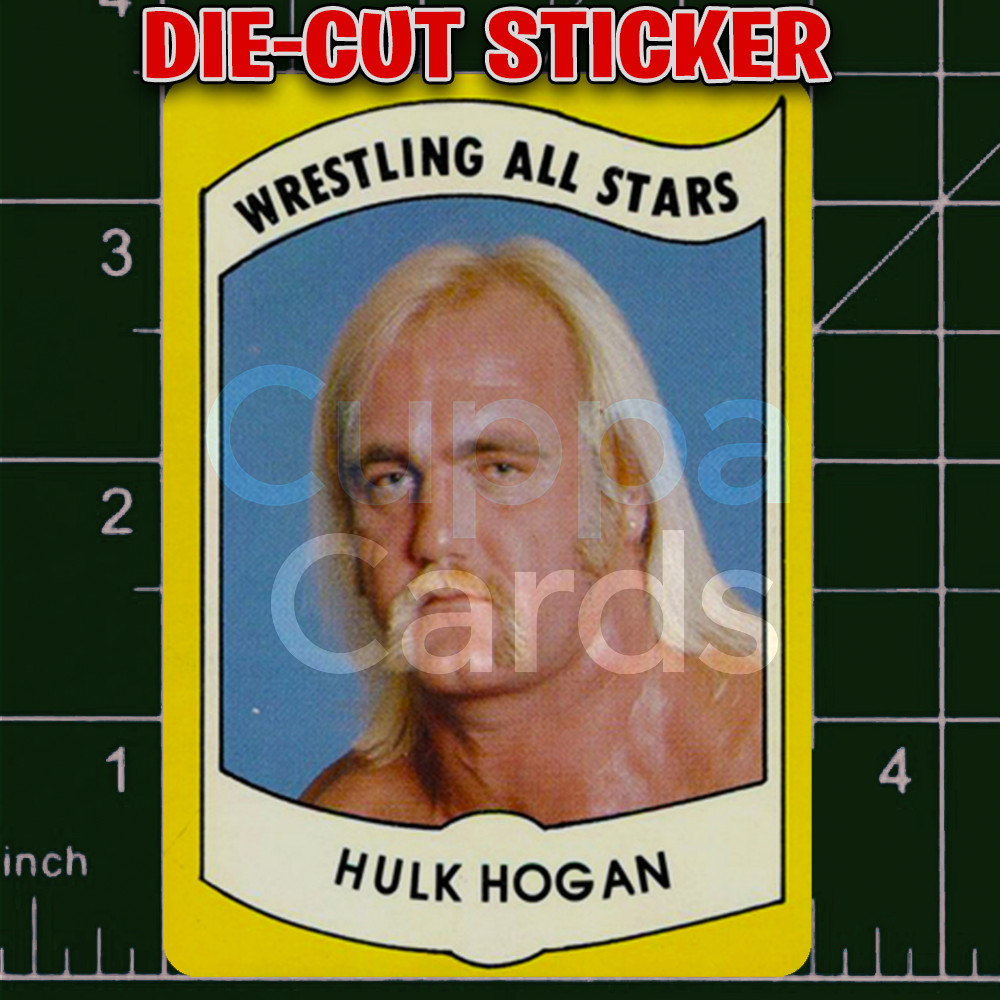 Hulk Hogan 1982 Wrestling All Stars Series A #2 | Die-Cut Custom RepIica Sticker