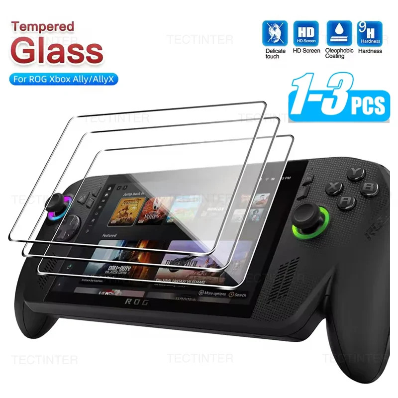1/2/3pcs HD Tempered Glass Protective Film for Asus ROG Ally & Rog Xbox Ally/X H