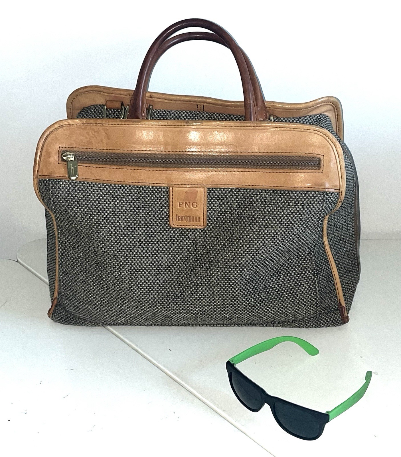 Hartmann Tweed & Leather Weekender Bag 16 Inch