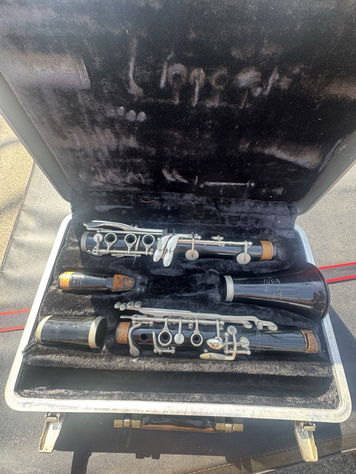 Vintage Buescher Black Clarinet Aristocrat With Case - Musical Instrument 