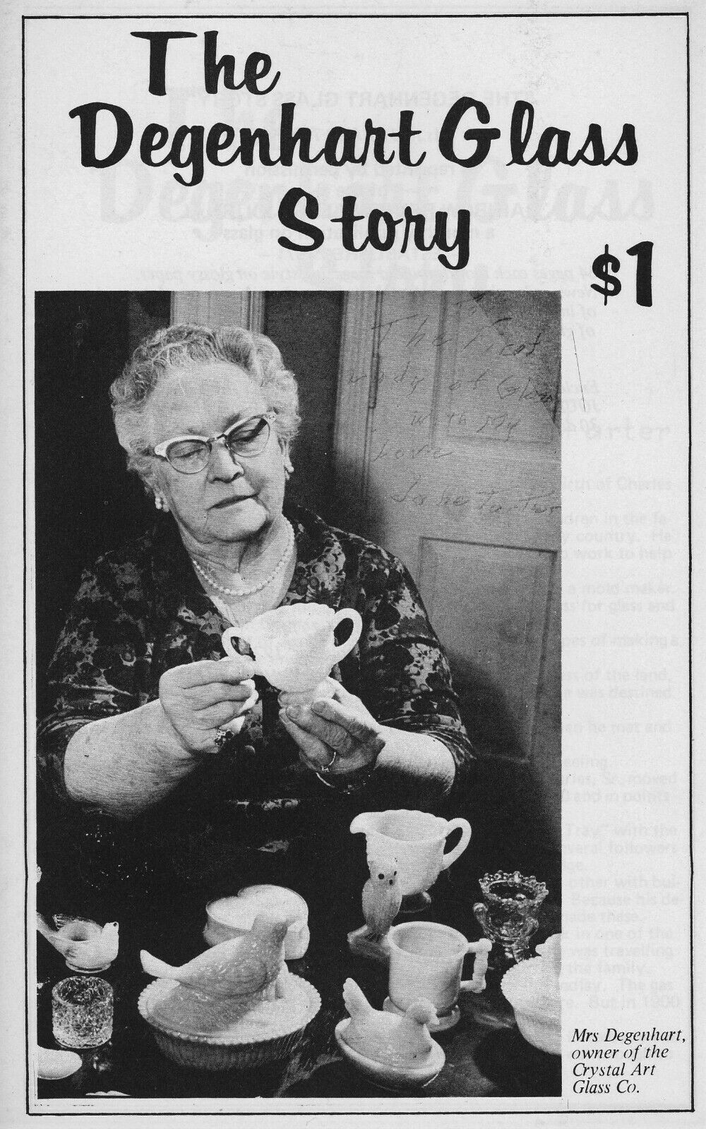 Degenhart Glass - History Development Examples / Rare Booklet