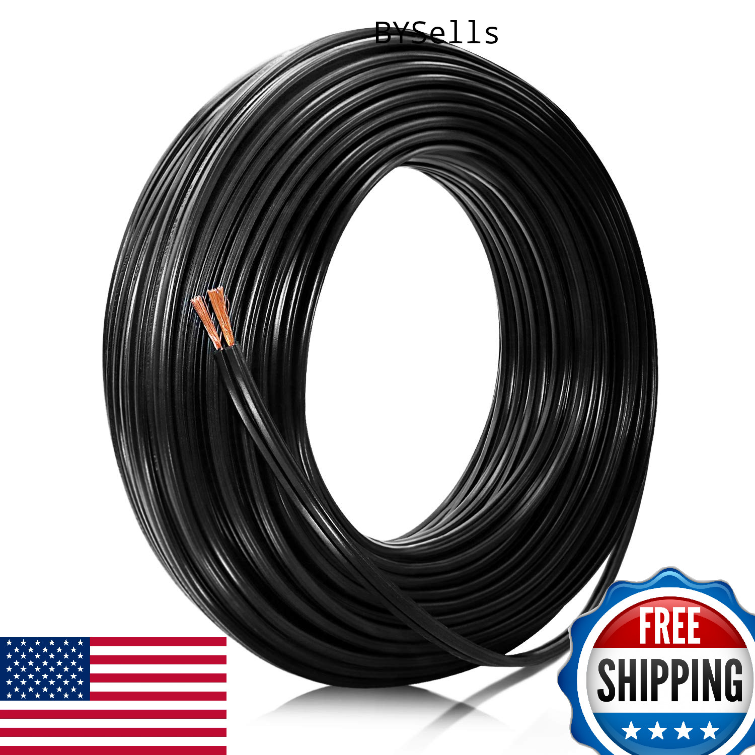 FIRMERST 14/2 Low Voltage Landscape Wire Outdoor Lighting Cable 100 Feet