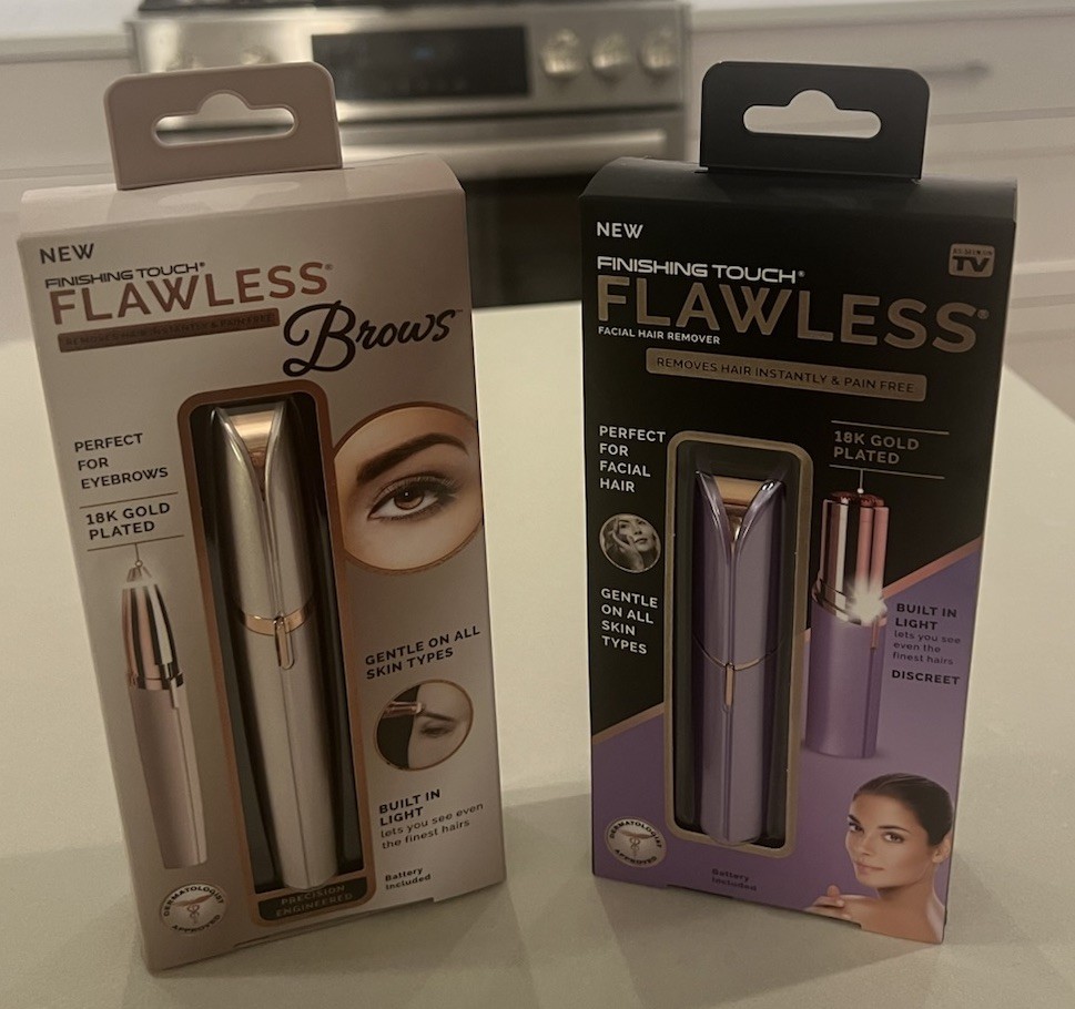 Finishing Touch Flawless Hair remover AND Flawless Brow Shaper - 2 NEW Products