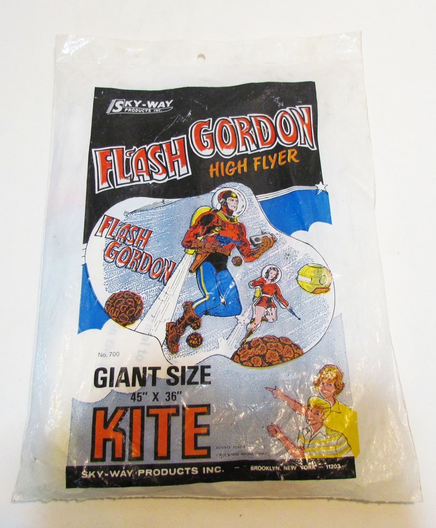 FLASH GORDON HIGH FLYER KITE SKY-WAY PRODUCTS VINTAGE UNUSED MIP SEALED 1977