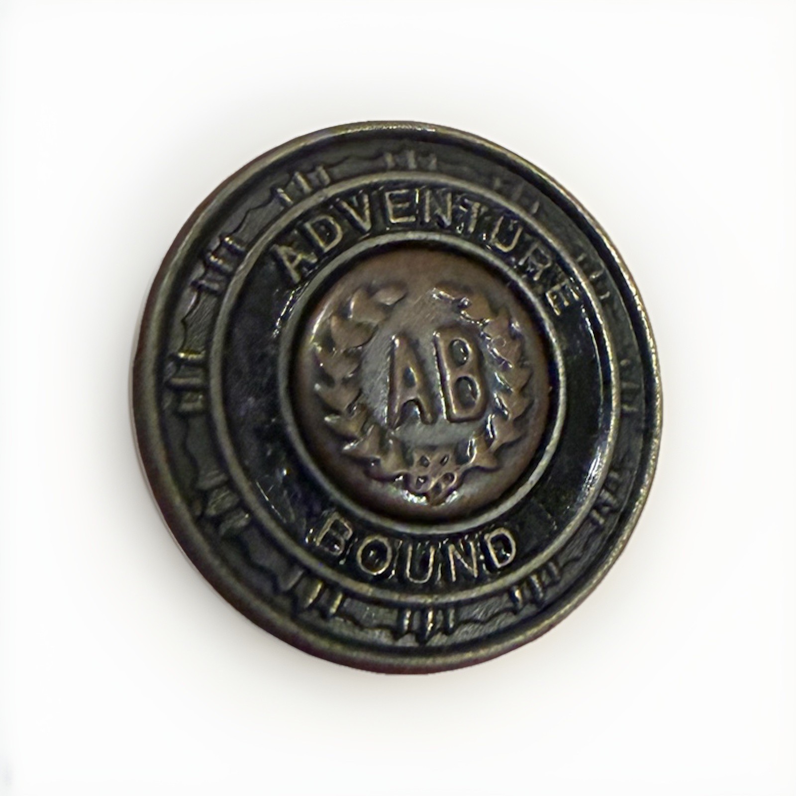 Vintage Adventure Bound Wilsons Leather Jacket Button - Bronze Hardware 80s/90s