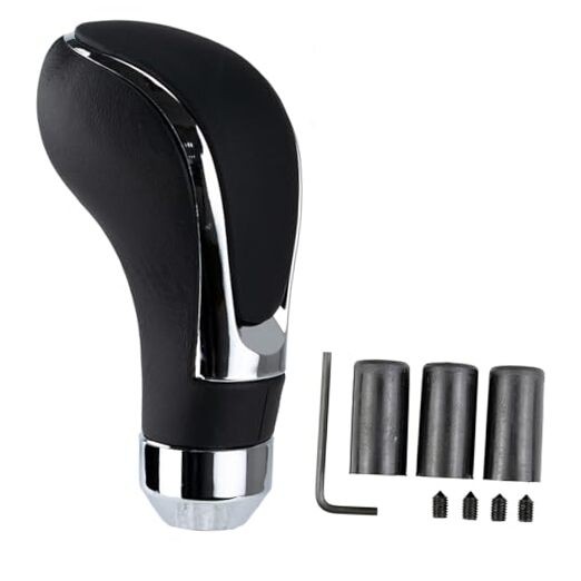  Gear Shifter Knob Universal Leather Automatic Auto Car Gear Stick Shift Knob 