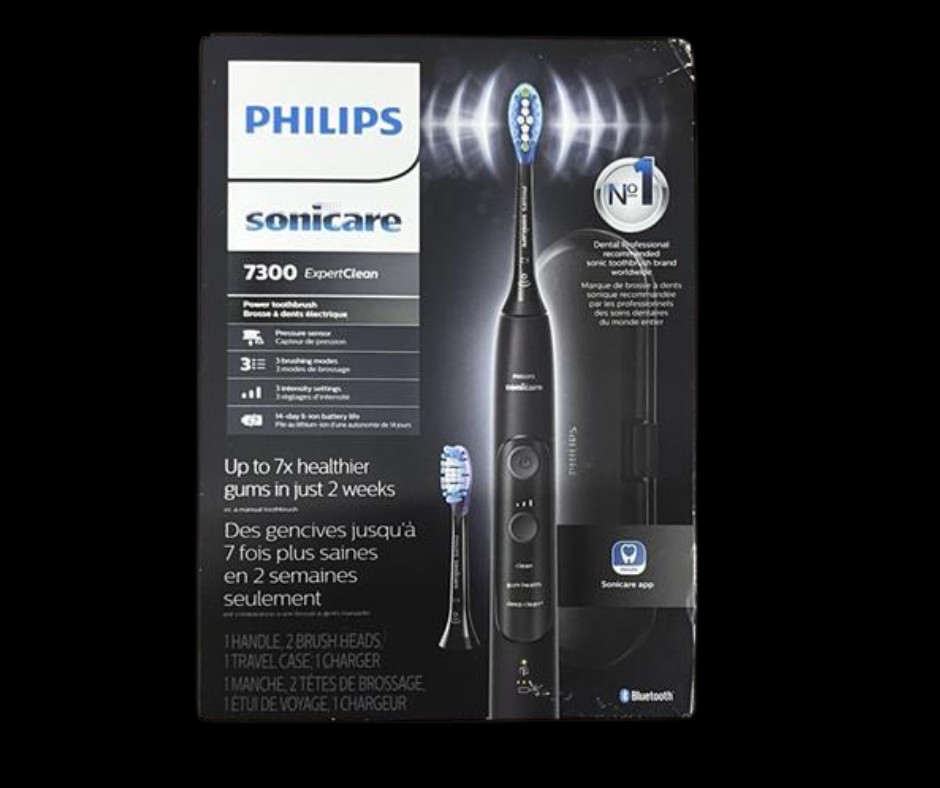Philips Sonicare ExpertClean 7300 Electric Toothbrush - Black - NEW - SEALED