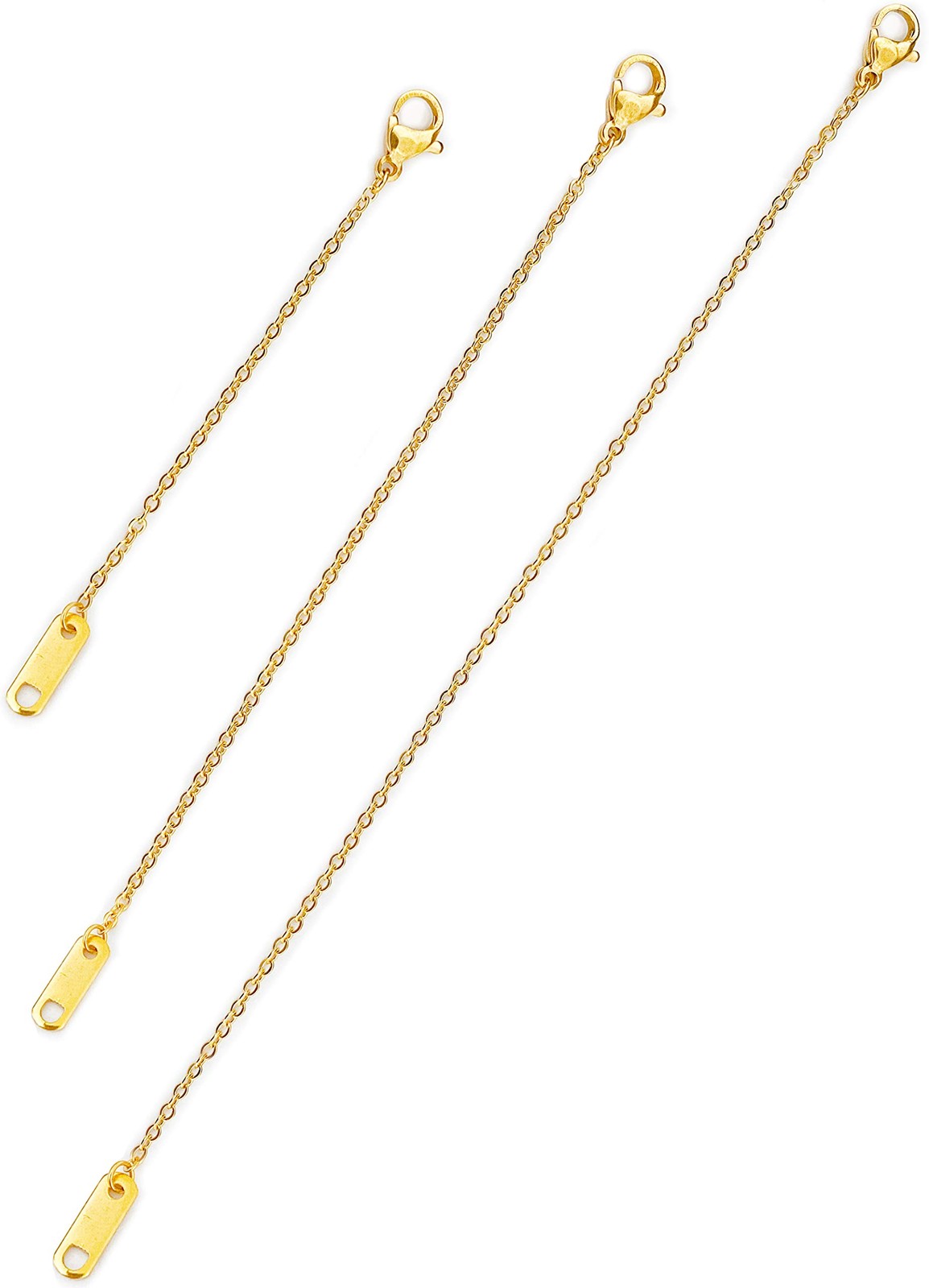 Altitude Boutique 18k Gold Plated Necklace 2 inches, 4 6 
