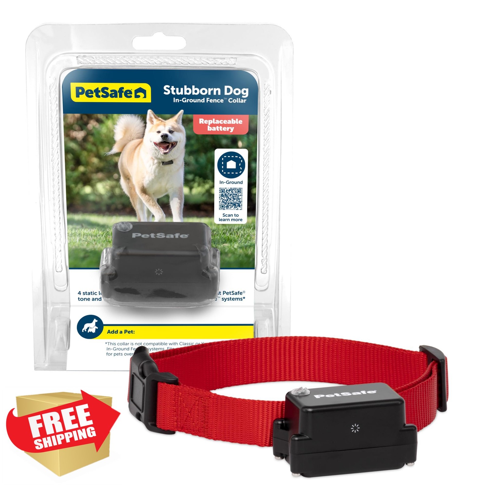 PetSafe Stubborn Dog In-Ground Fence Receiver Collar Waterproof
