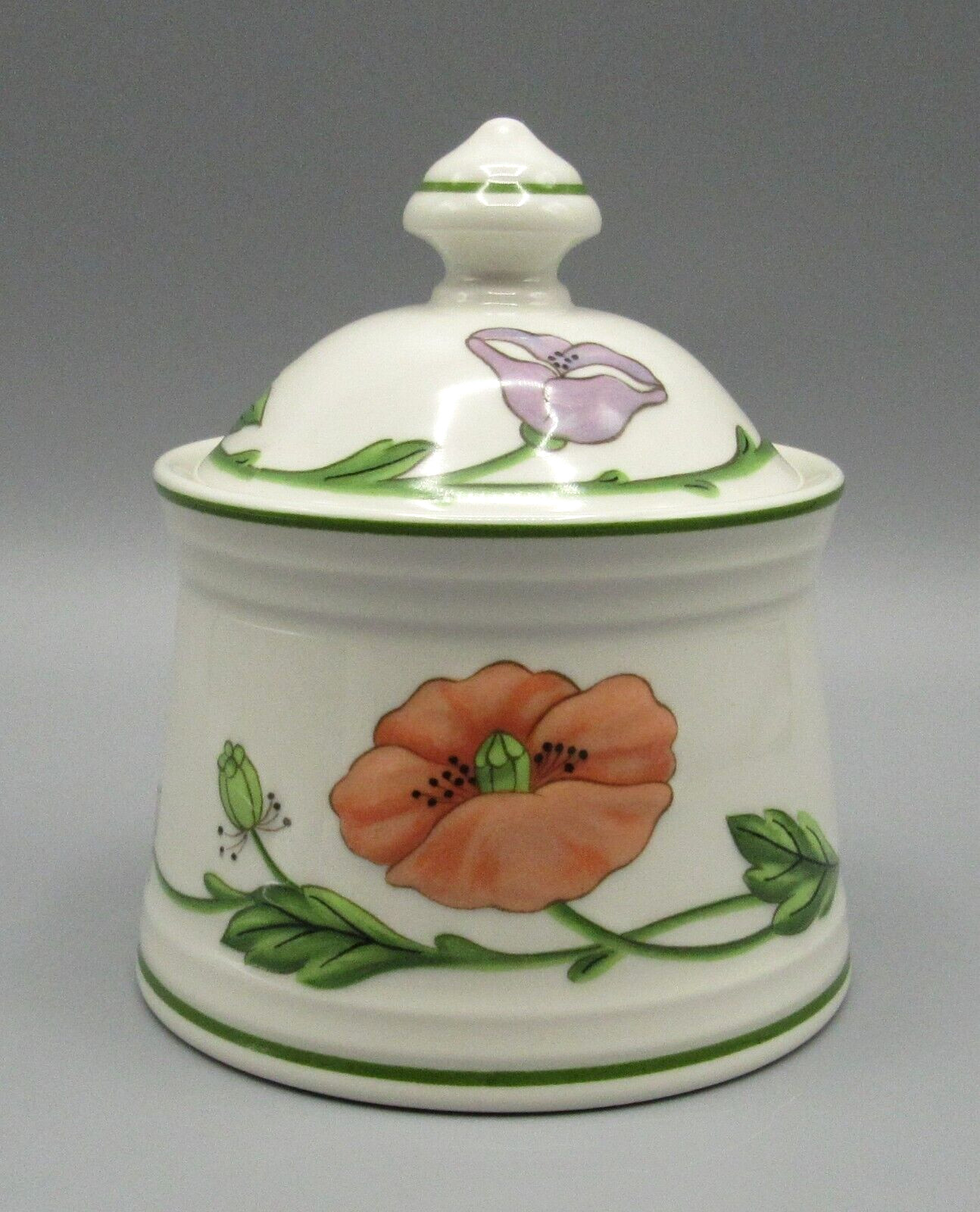 AMAPOLA BY VILLEROY & BOCH COVERED SUGAR BOWL EUC