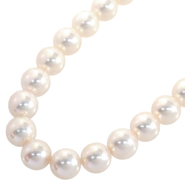 TASAKI Tasaki Pearl Necklace Akoya Pearl SILVER 9.0mm to 9.2mm Women s A