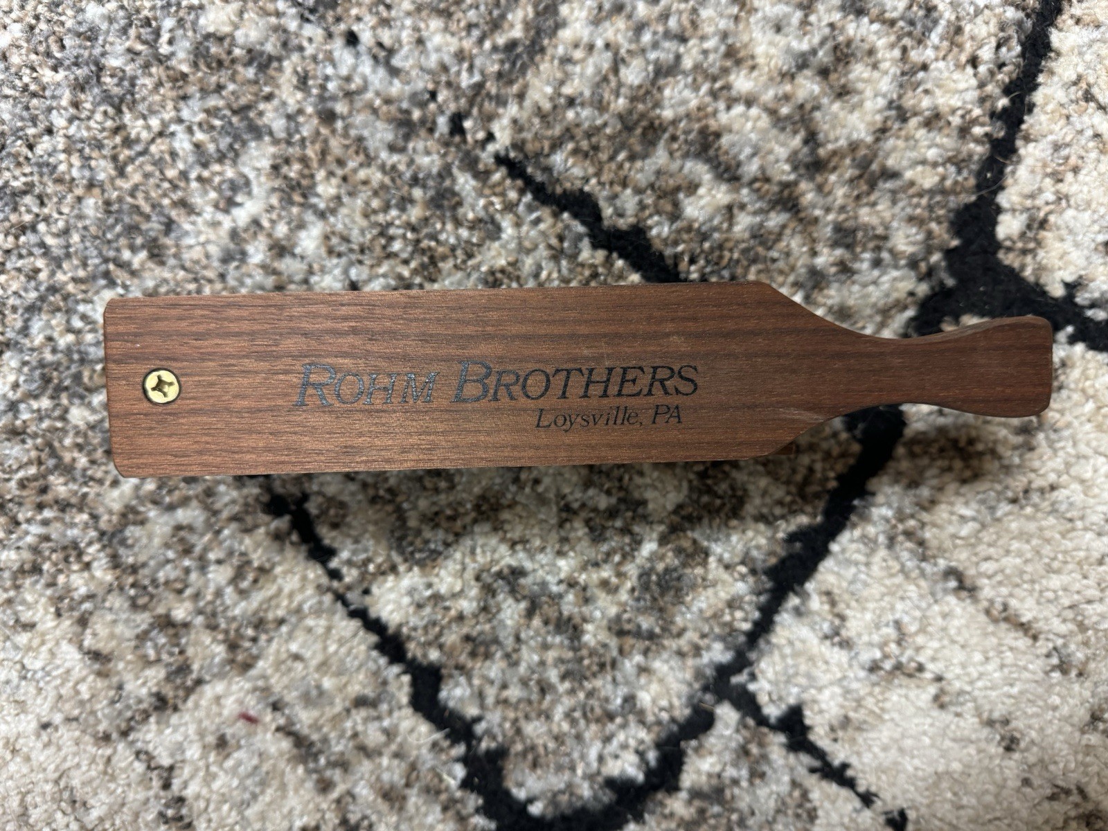 Rohm Brothers (dale rohm) Box Call Turkey Hunting 