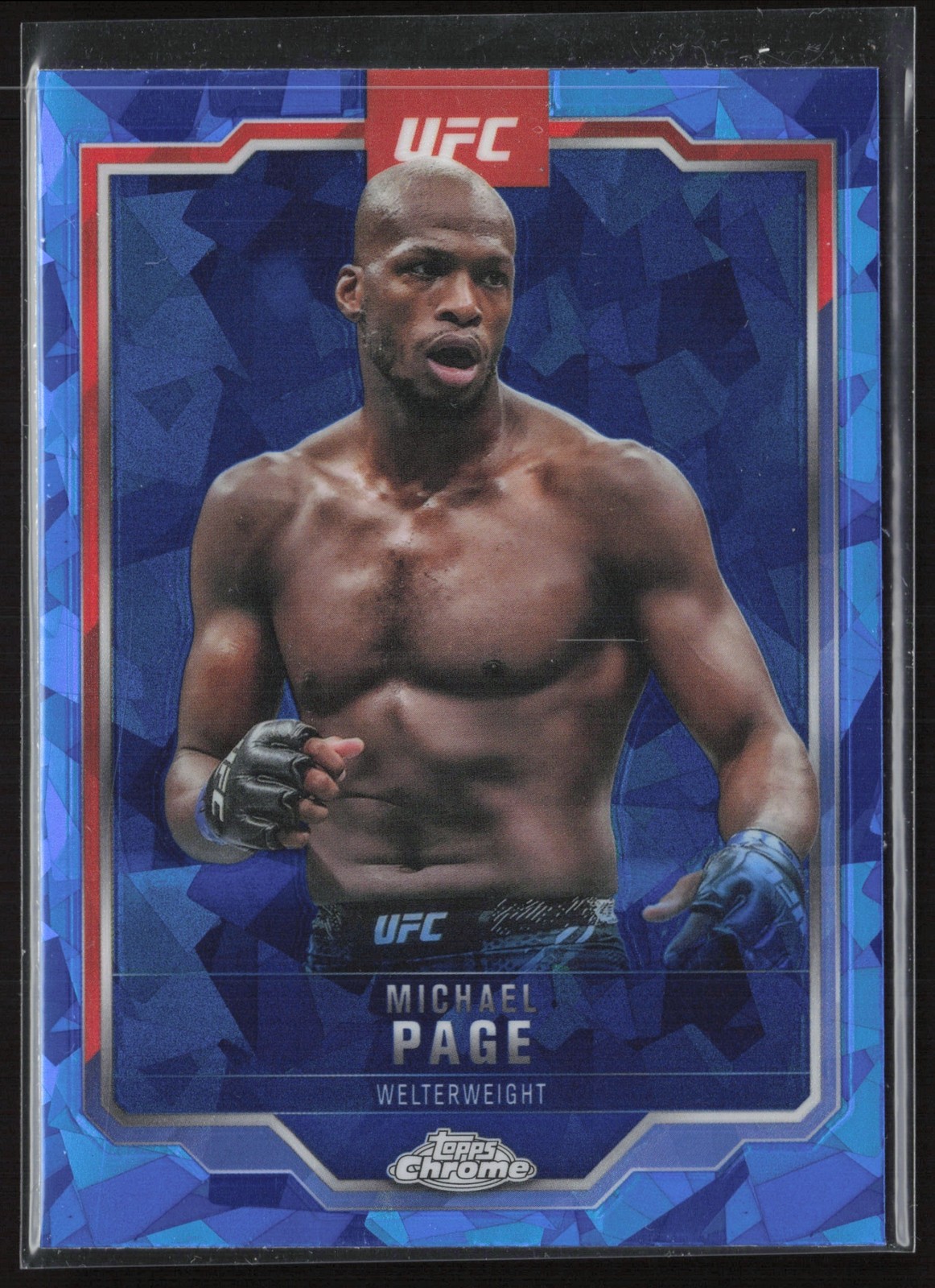 2025 Topps UFC Chrome Sapphire Michael Page #167