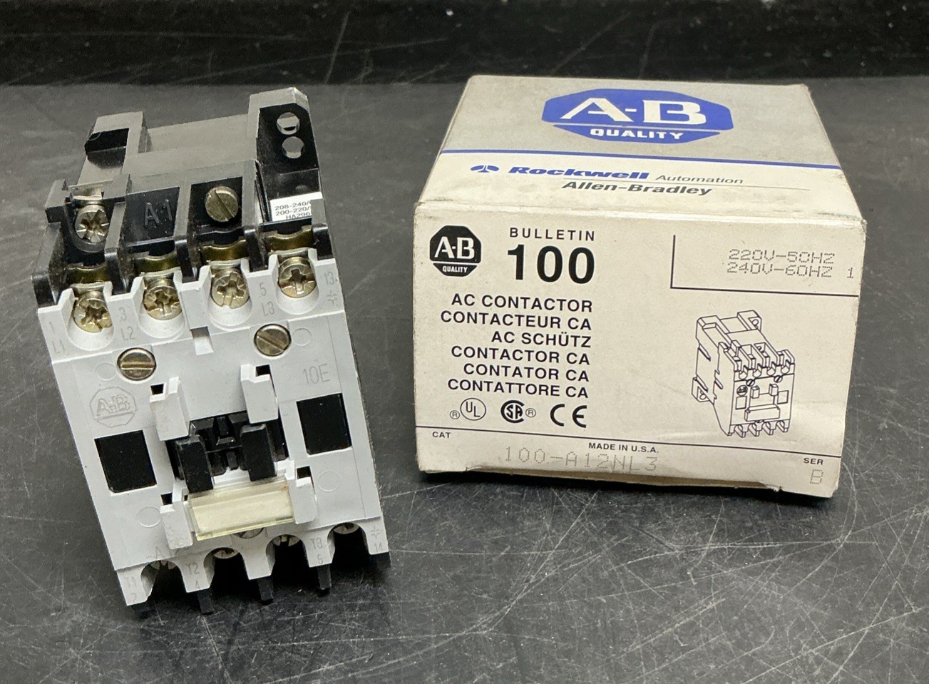 Allen Bradley AC Contactor 220V-50Hz | 100-A12NL3
