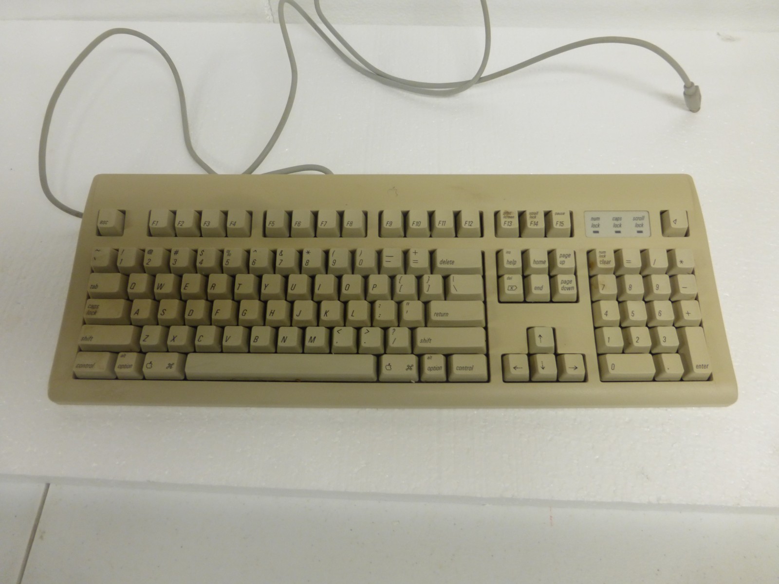 Vintage AppleDesign 1995 Keyboard M2980 Apple Macintosh Computer Tested Working