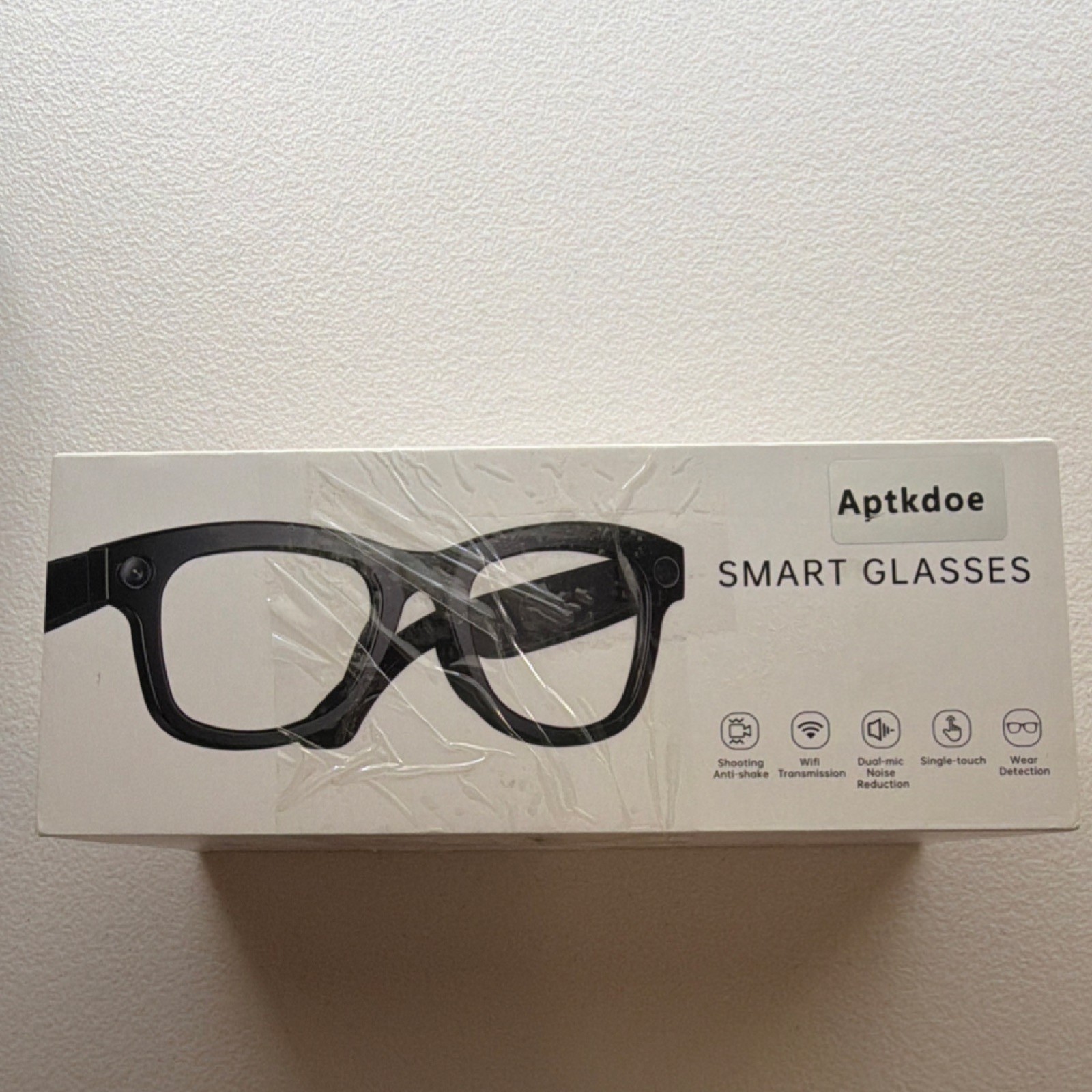 Aptkdoe M01 Smart Glasses Bluetooth Wi-Fi USB Voice Control Music Call Support