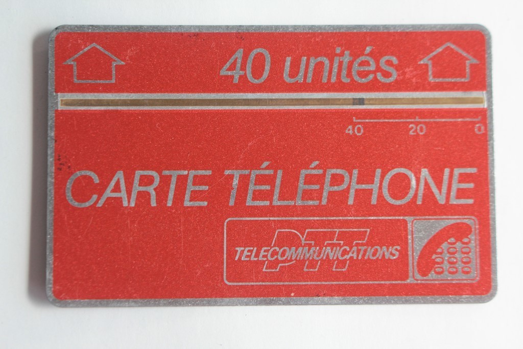L&G red phone card, 40 units, F6 France (69056)