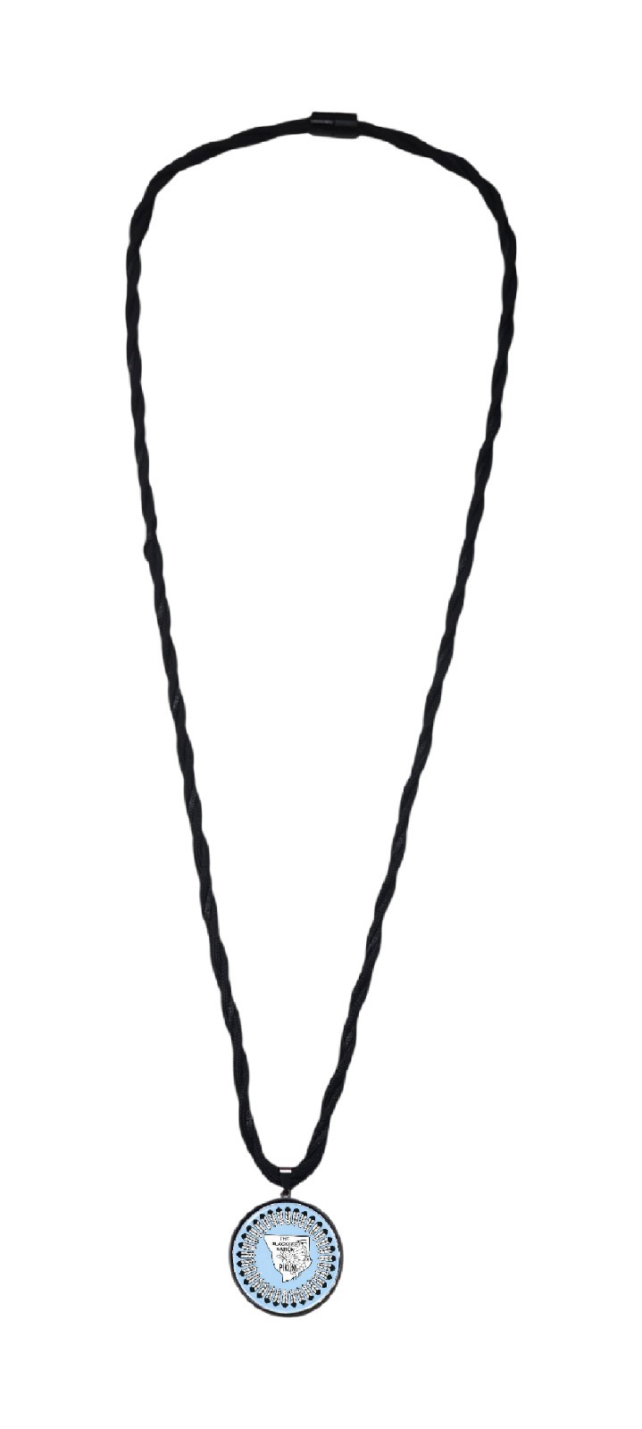 Blackfeet Nation Tribe Flag Necklace Native American Heritage Indigenous People