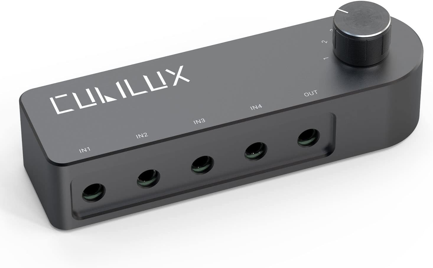 Cubilux Bidirectional 3.5mm Audio Switcher (1-in to 4-Out / 4-in to 1-Out)