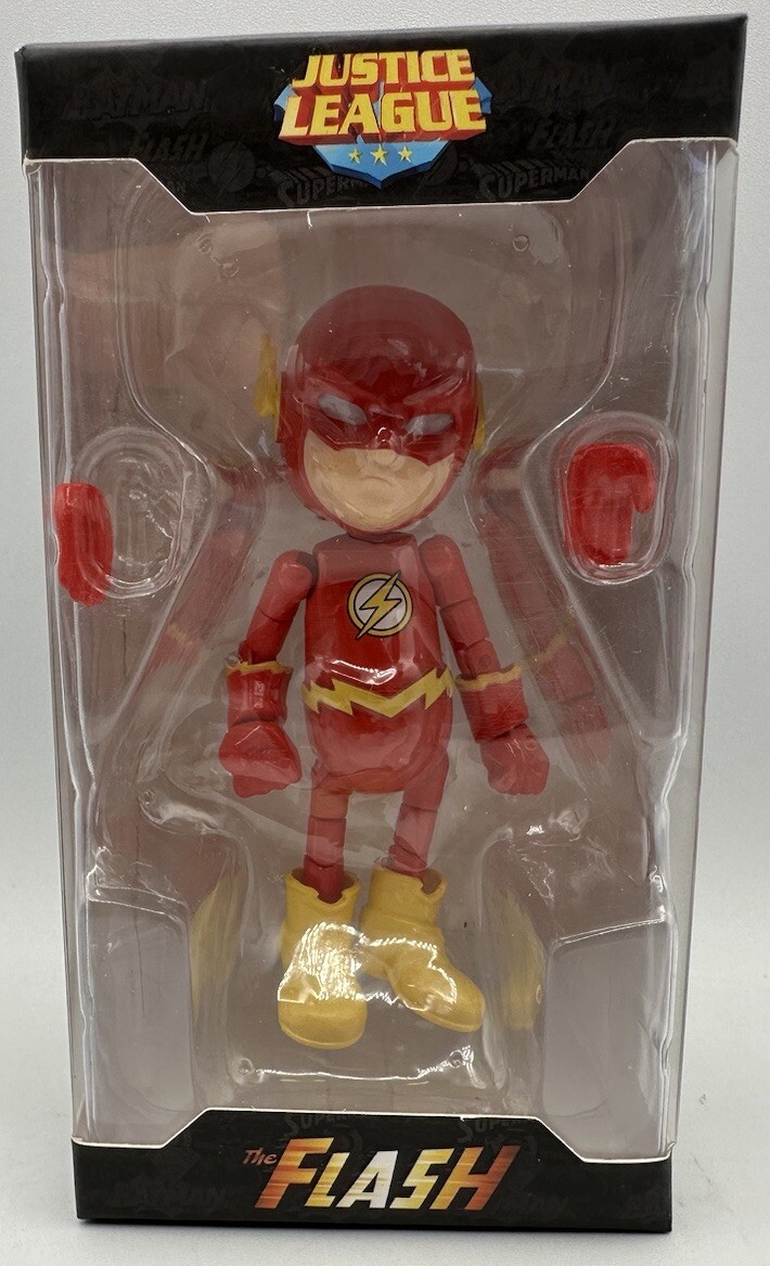 Flash Justice League Die-Cast Body Magnetic Feet Mini HMF Series